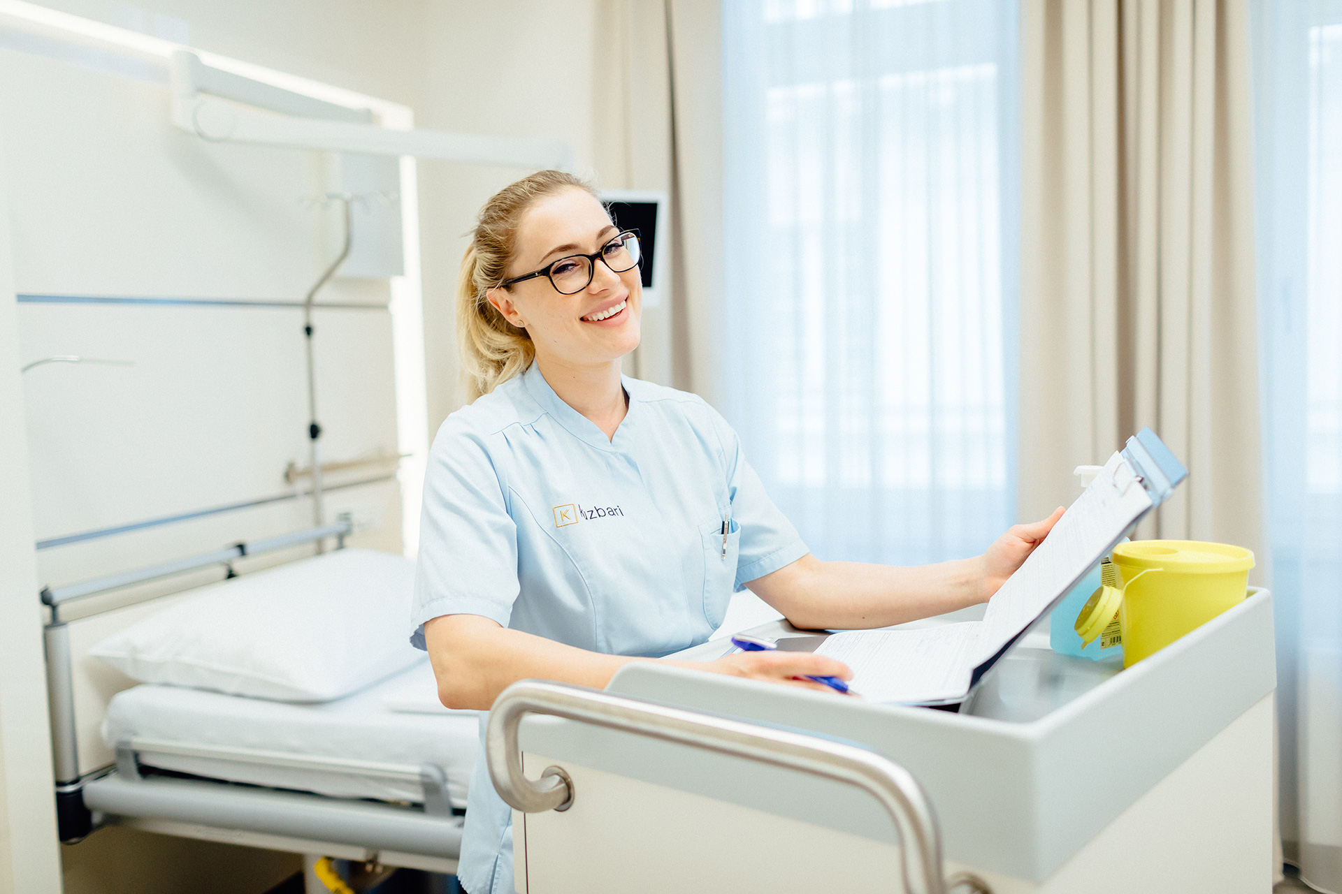 Pflege im Patientenzimmer
